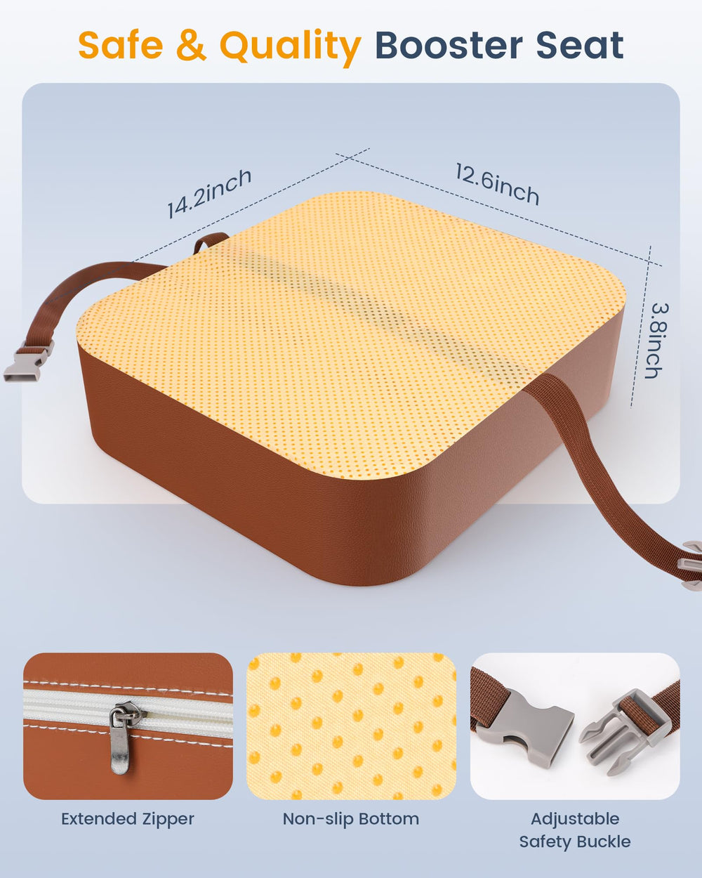 OPZAVYA Booster Seat carry strap for travel and outings.