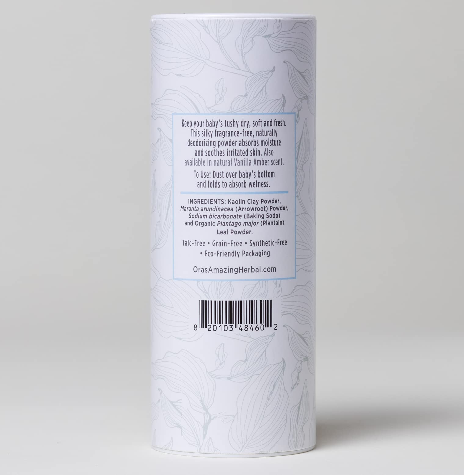 Ora's Amazing Herbal tube packaging image highlighting recyclable packaging.