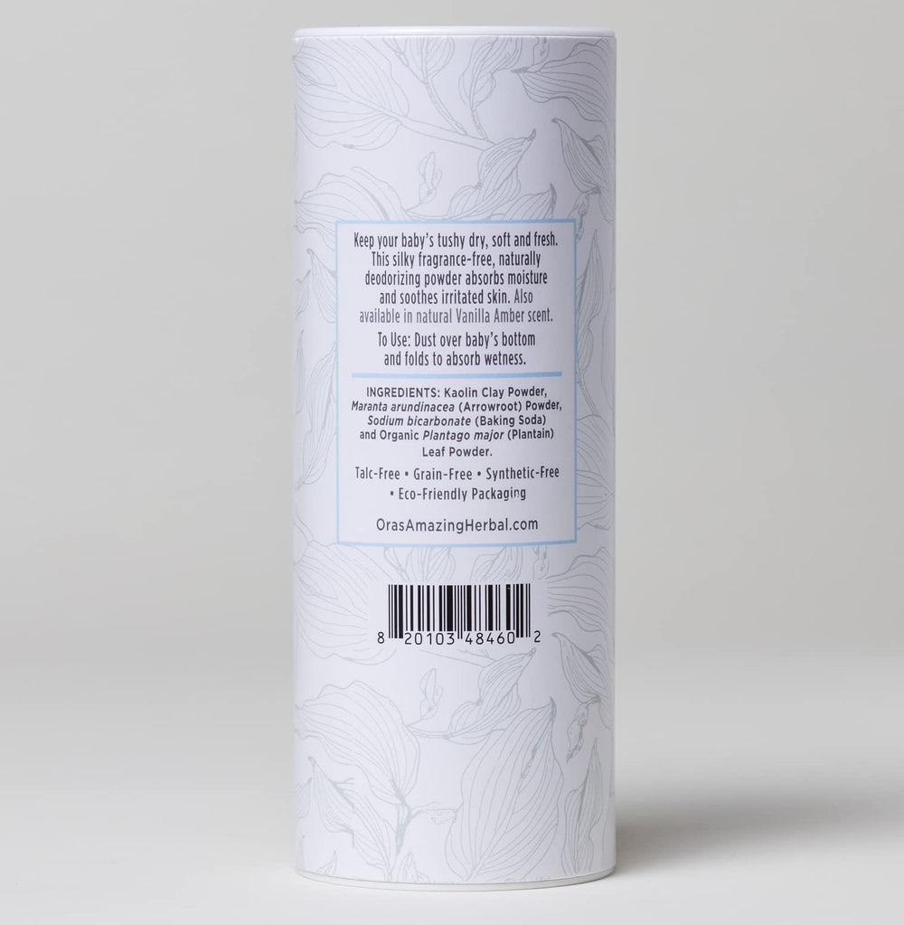 Ora's Amazing Herbal tube packaging image highlighting recyclable packaging.