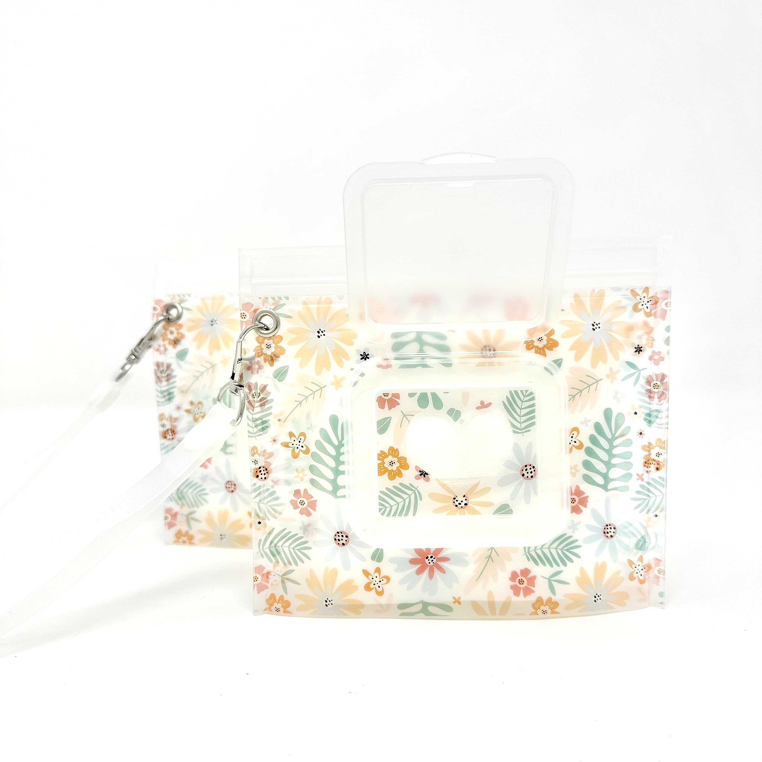 Orchid Hearts diaper bag essential for easy cleanups during outings.