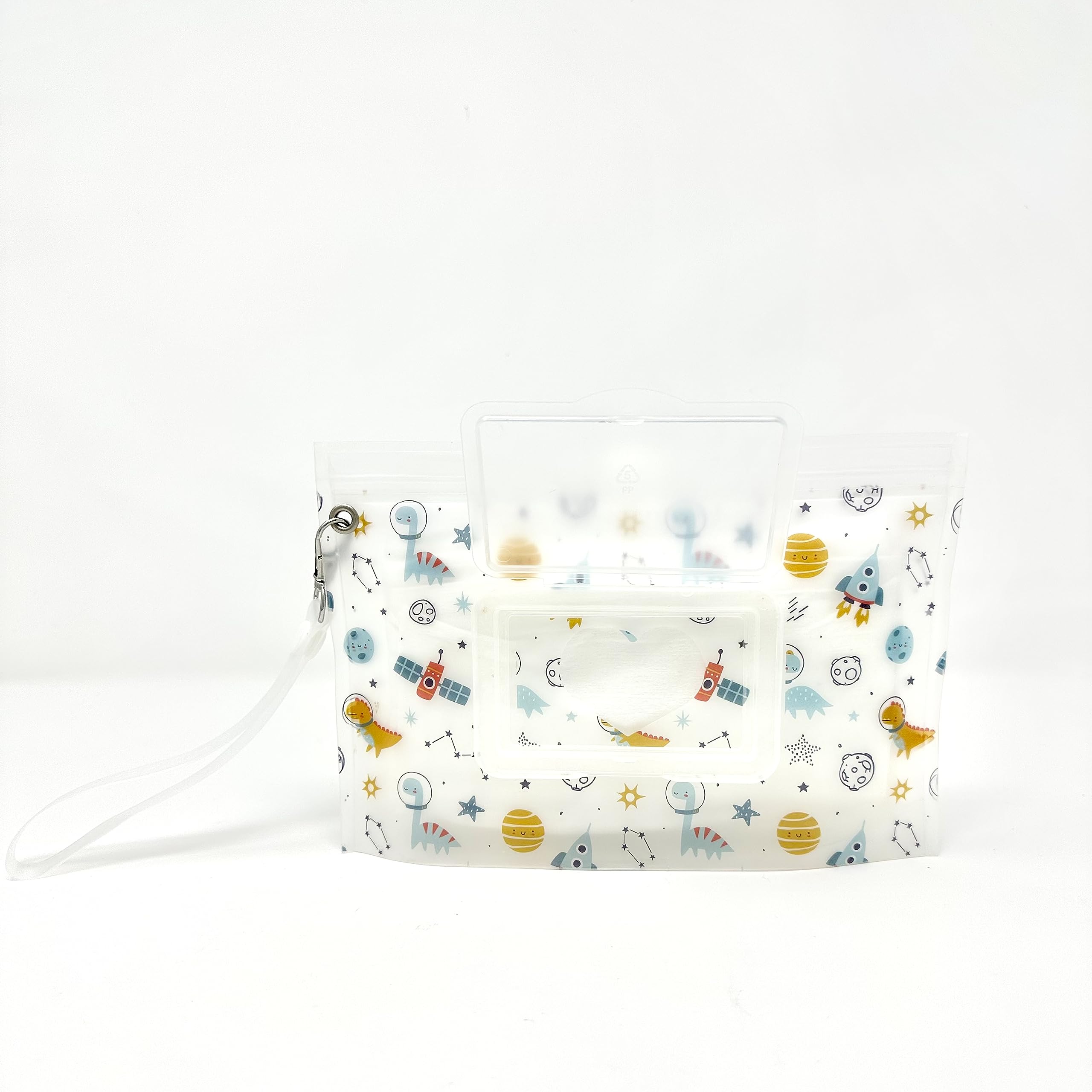 Orchid Hearts Regular dispenser in use holds up to 30 wipes