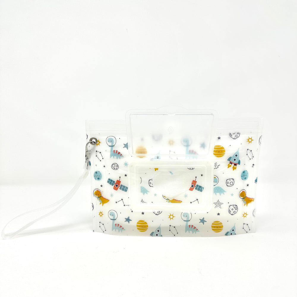 Orchid Hearts Regular dispenser in use holds up to 30 wipes