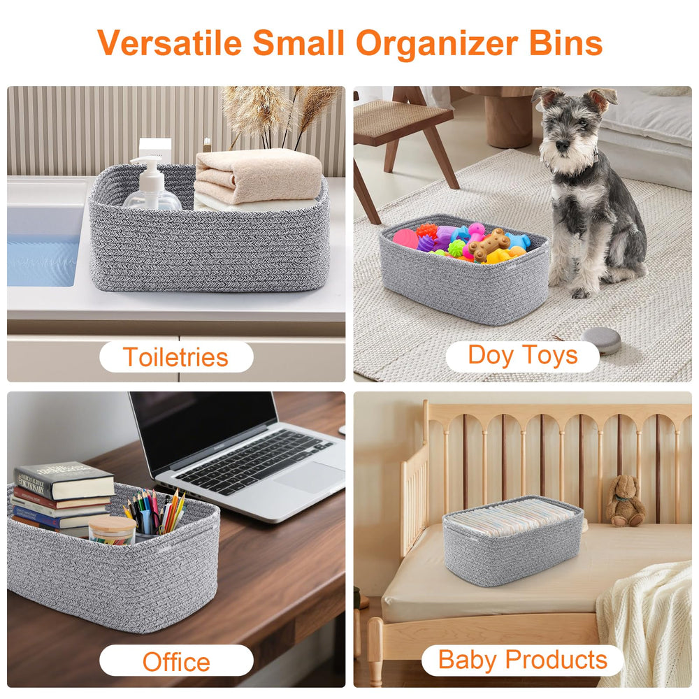 Ordn2Ordn small basket cosmetics-towels organizes essentials with compact multi-use bins.