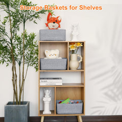 Ordn2Ordn small basket living-room-decor blends neutral tone with clutter concealment.