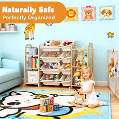 Orekemo small bins storage wood helps sort puzzles, figurines, and small items.