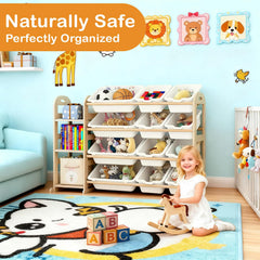 Orekemo toy storage organizer sturdy three-legged base improves stability during playtime
