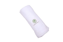 Organic Cotton Mart muslin texture closeup highlighting breathable, 100% organic cotton fabric