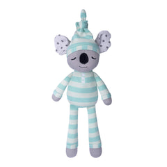 Organic Farm Buddies Kozy Koala Pacifier Buddy with rattle and crinkle for sensory play