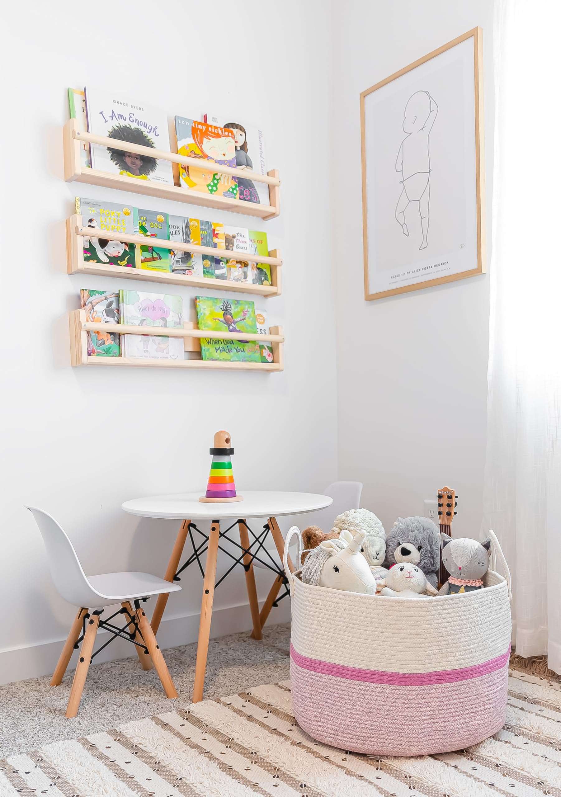 OrganiHaus nursery hamper blends soft color with functional organization for baby essentials.