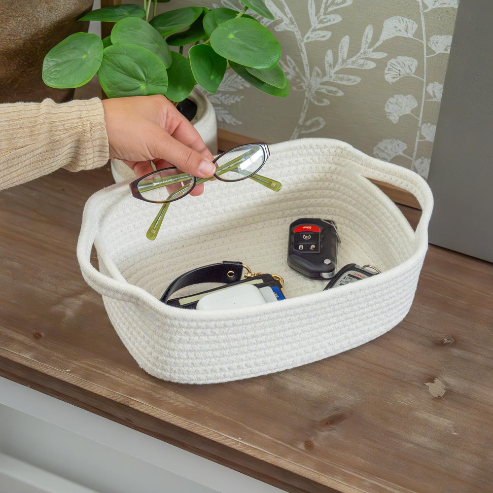 OrganiHaus desk storage basket organizing office essentials neatly