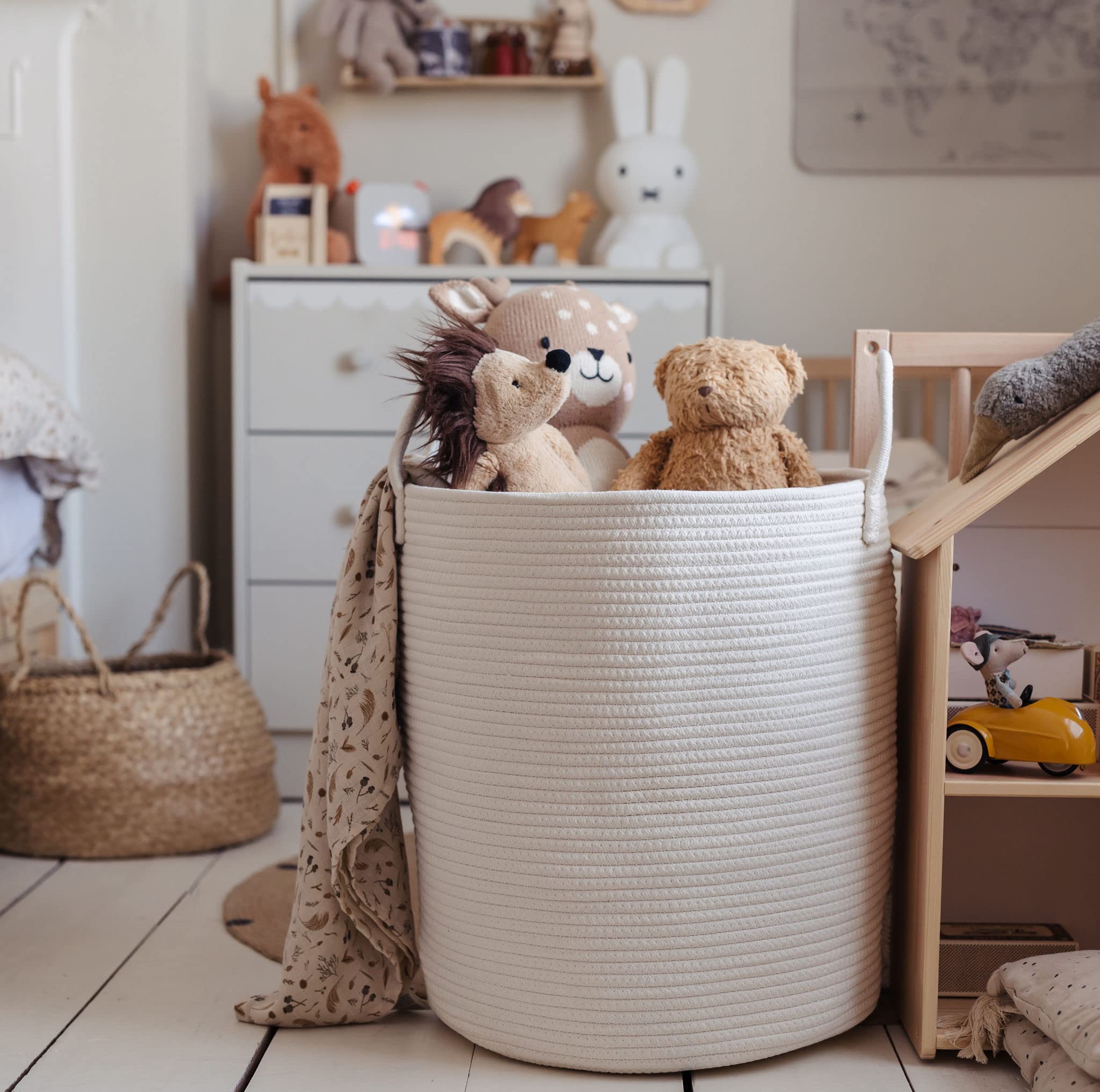 OrganiHaus soft durable laundry bin ready for daily use