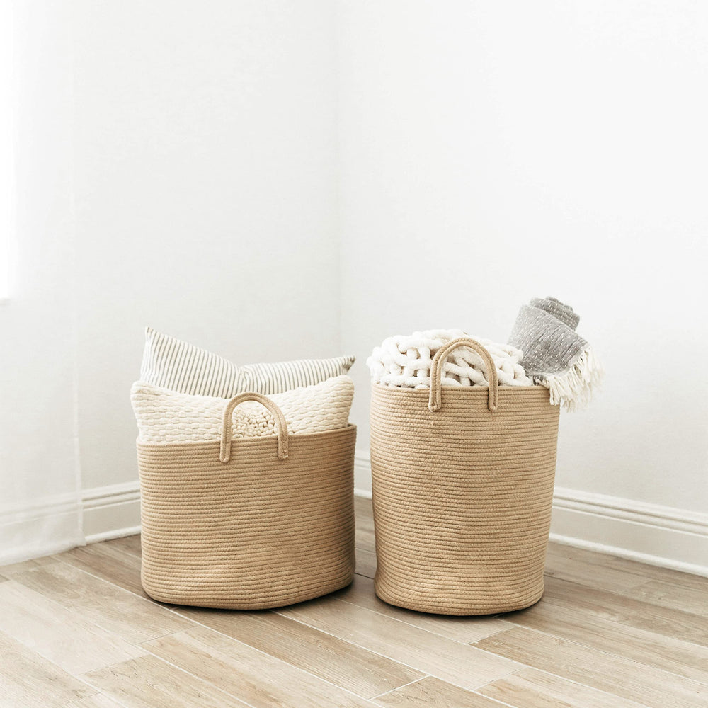 OrganiHaus foldable and lightweight weave for simple storage.
