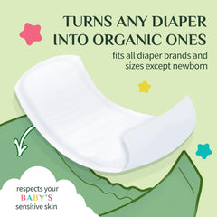 Organyc soft-touch fabric close-up emphasizing gentle baby feel