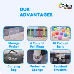 Orian Baby Playpen features four non-slip suction cups for stability