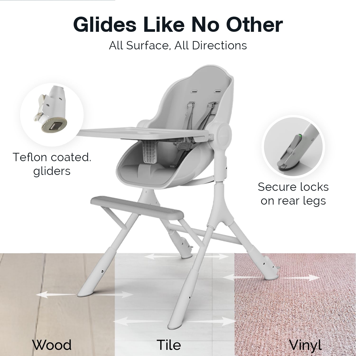 Oribel Cocoon Z baby lounger in zero-gravity mode supports relaxed daytime naps.