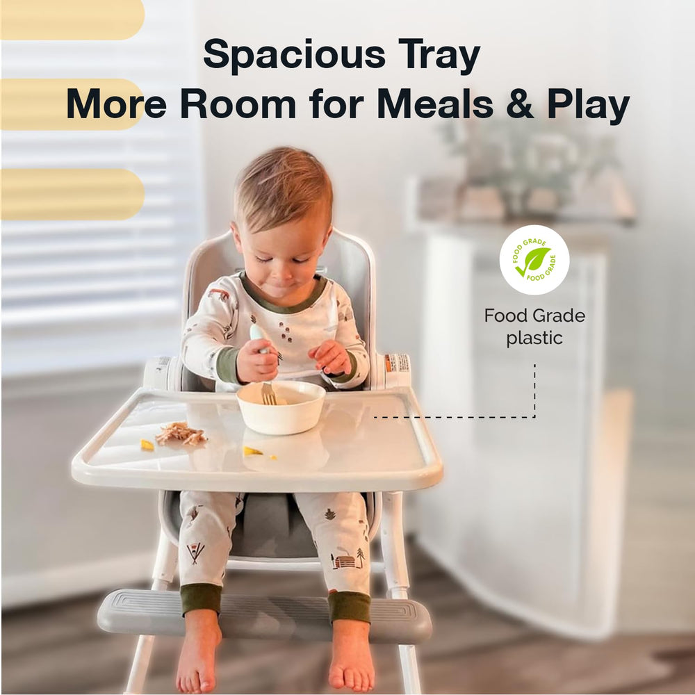 Oribel Cocoon Z secure rear locks keep chair stationary on tile.