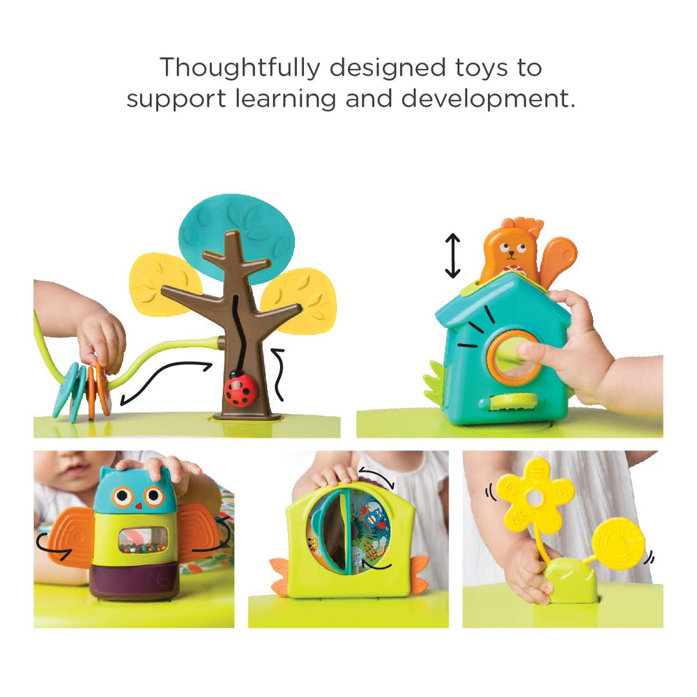 Oribel PortaPlay Forest Friends theme encourages unisex imaginative play