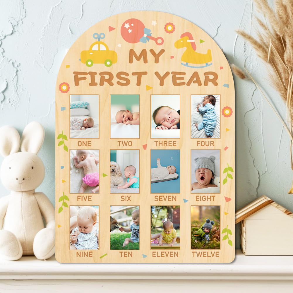 ORIGACH Baby milestones keepsake gift suitable for showers and birthdays.