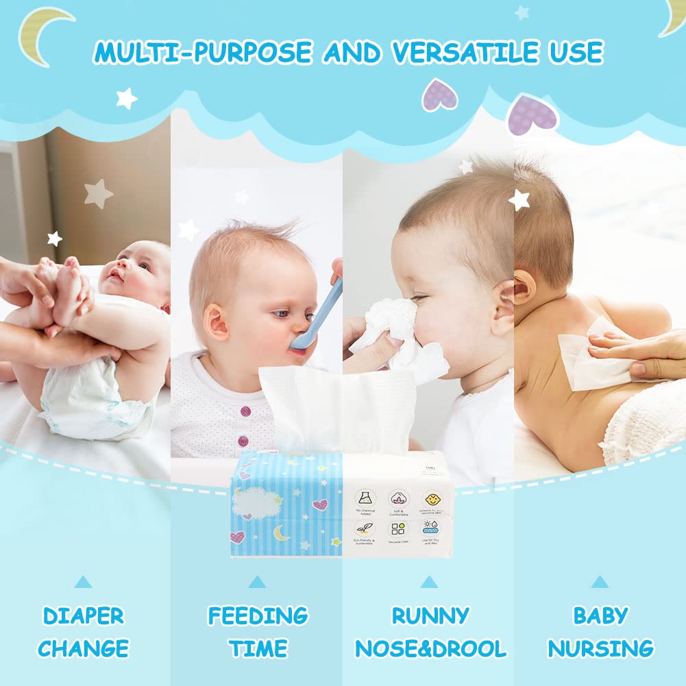 Orighty baby dry wipes unscented fiber for gentle skin