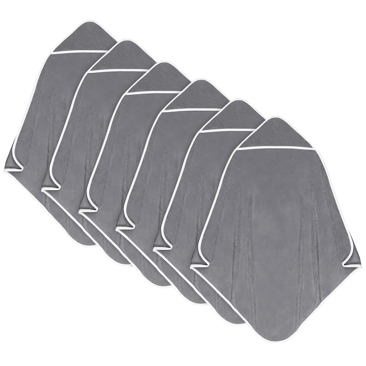 Orighty baby hooded towel 6-pack packaging shows compact vacuum packaging for easy storage