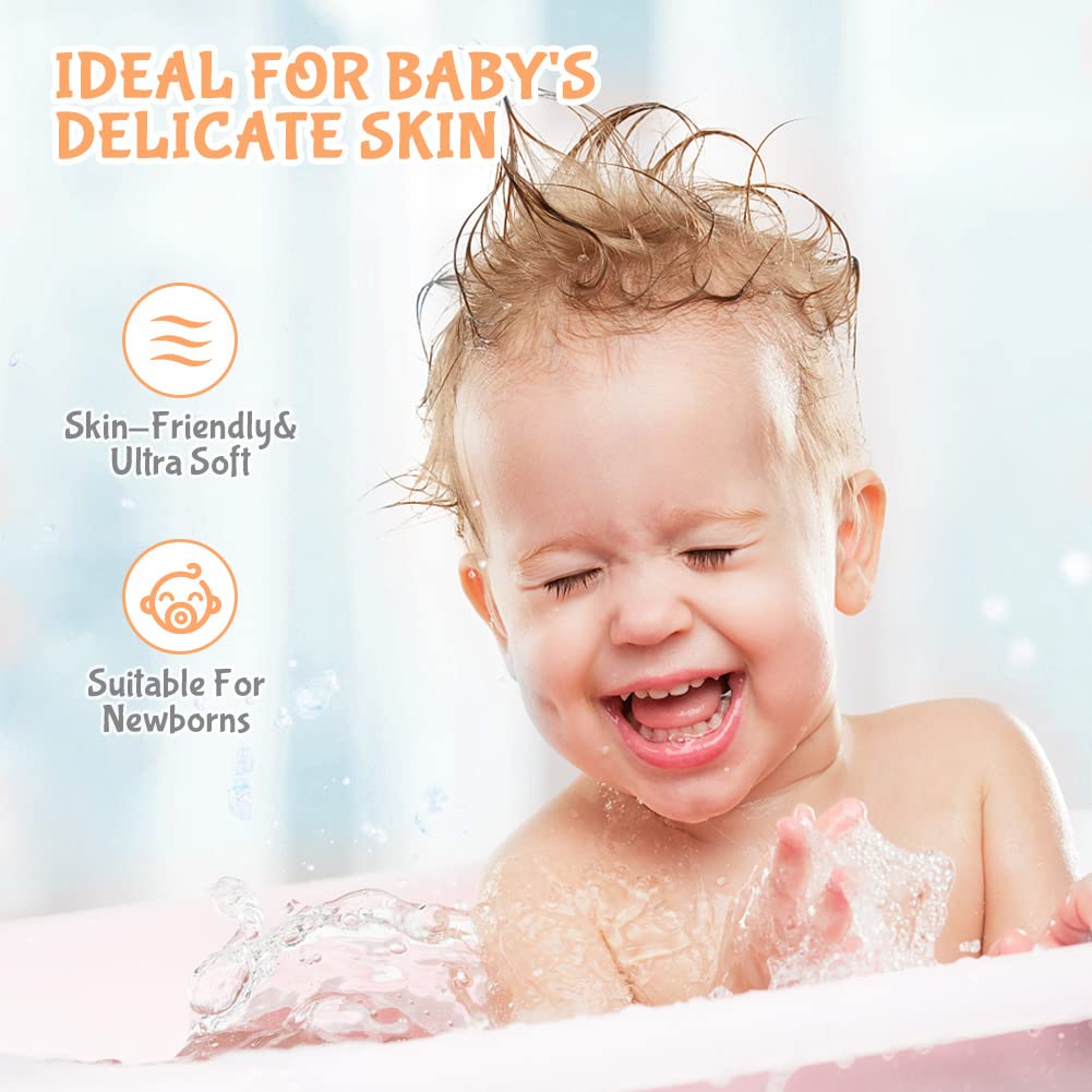 Orighty baby washcloths versatile face hands and body cleaning option.
