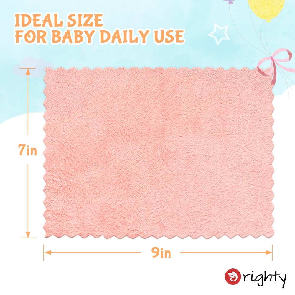 Orighty baby washcloths versatile-use for bath, face, hands, and spills