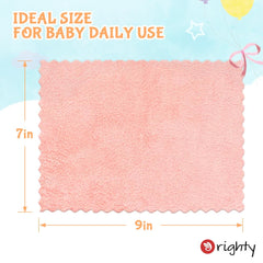 Orighty baby washcloths versatile-use for bath, face, hands, and spills