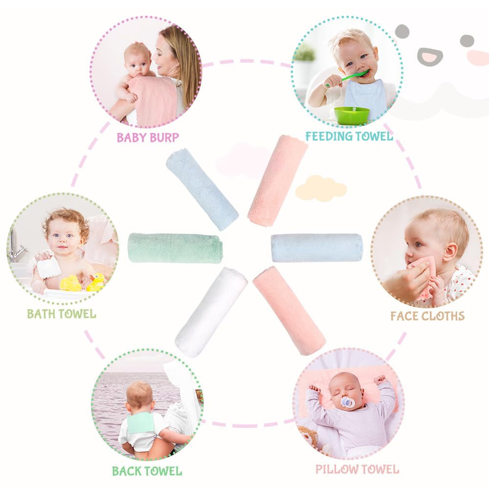 Orighty burp cloths machine washable, easy care for busy parents.
