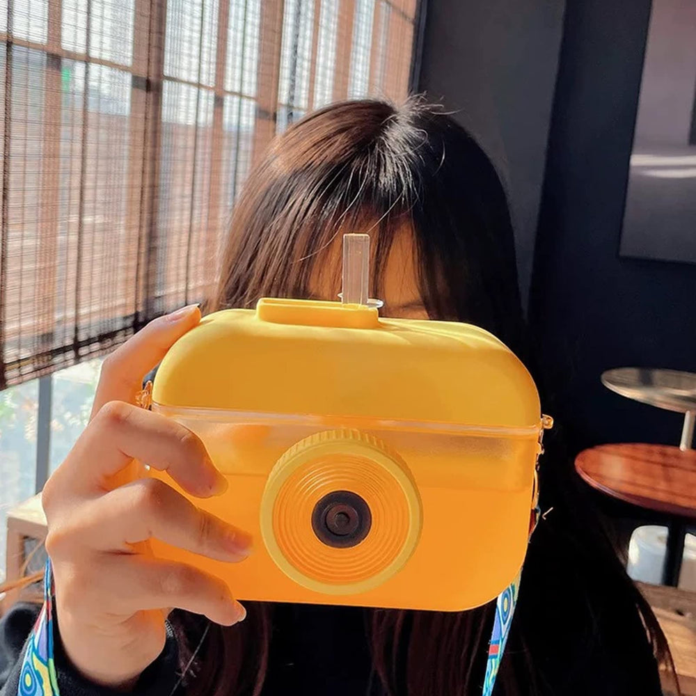 ORIJOYNA kawaii yellow bottle is a cheerful gift for students.