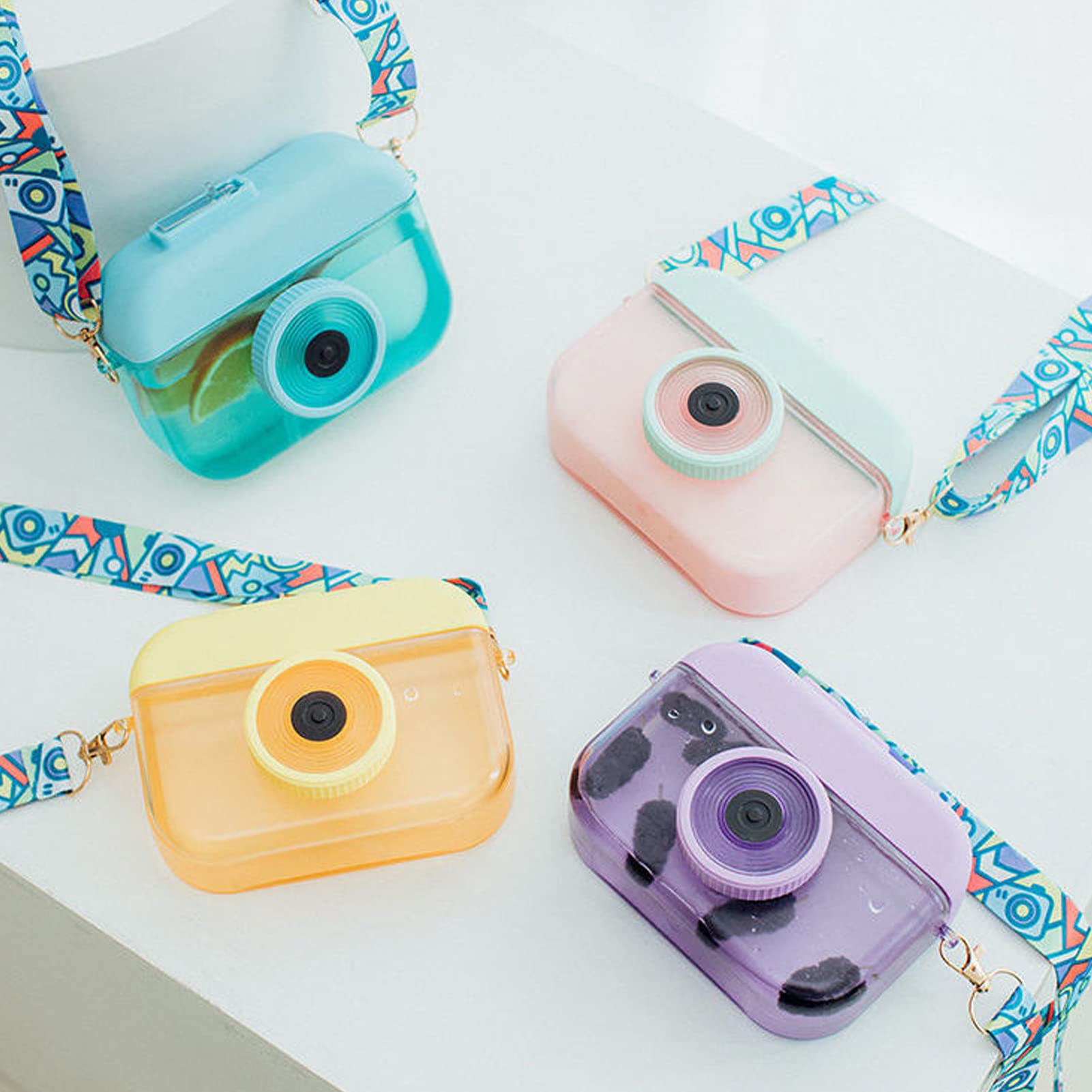 ORIJOYNA bright yellow camera bottle increases visibility and style.