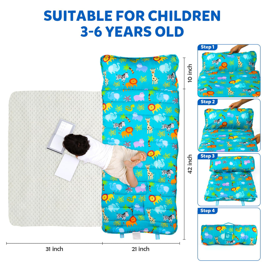 Orrhomi nap mat extra cotton insulation keeps kids warm