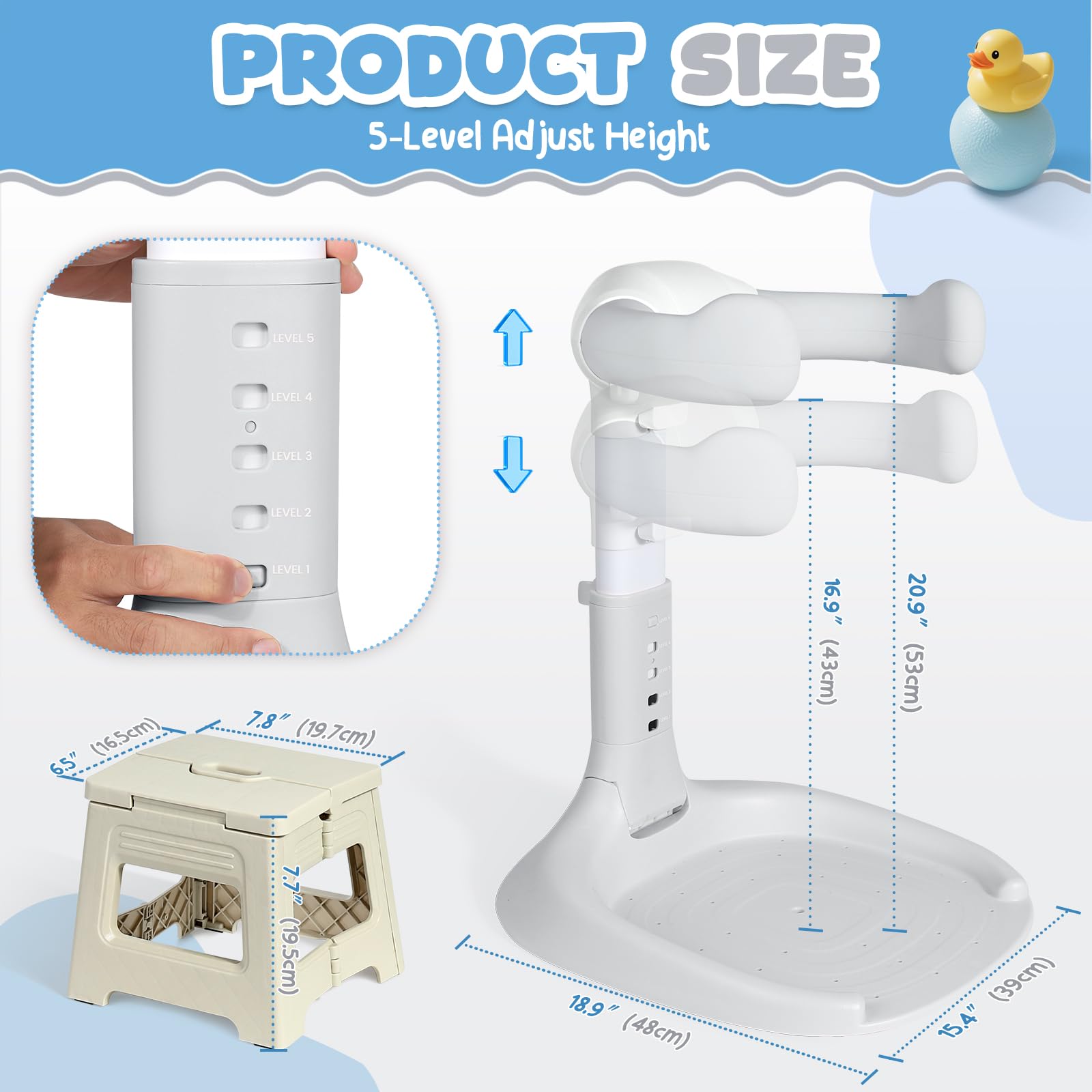 Orzbow baby shower stand ready to use straight from the box