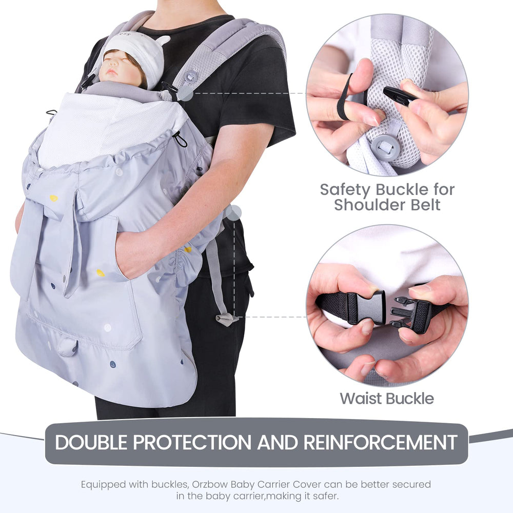 Orzbow bottom zipper design allows easy ventilation and access for growing babies.
