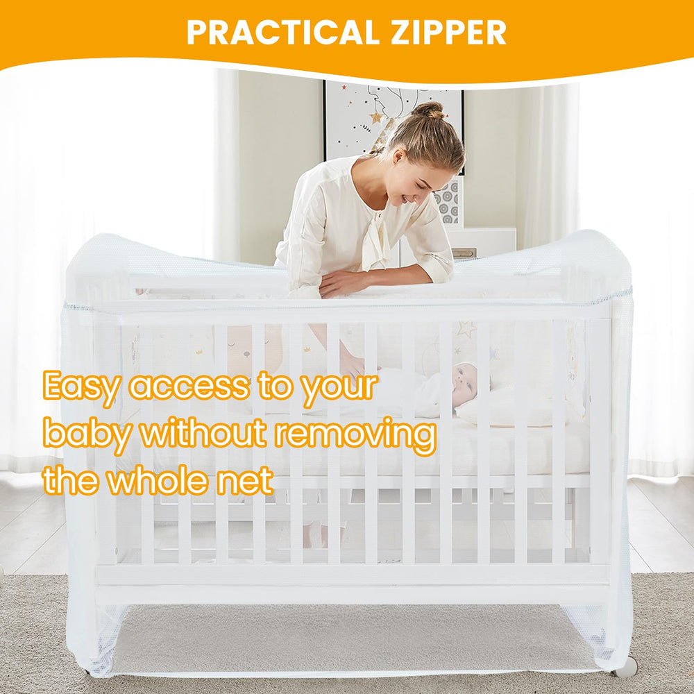 Orzbow breathable honeycomb mesh maintains airflow and clear view of baby