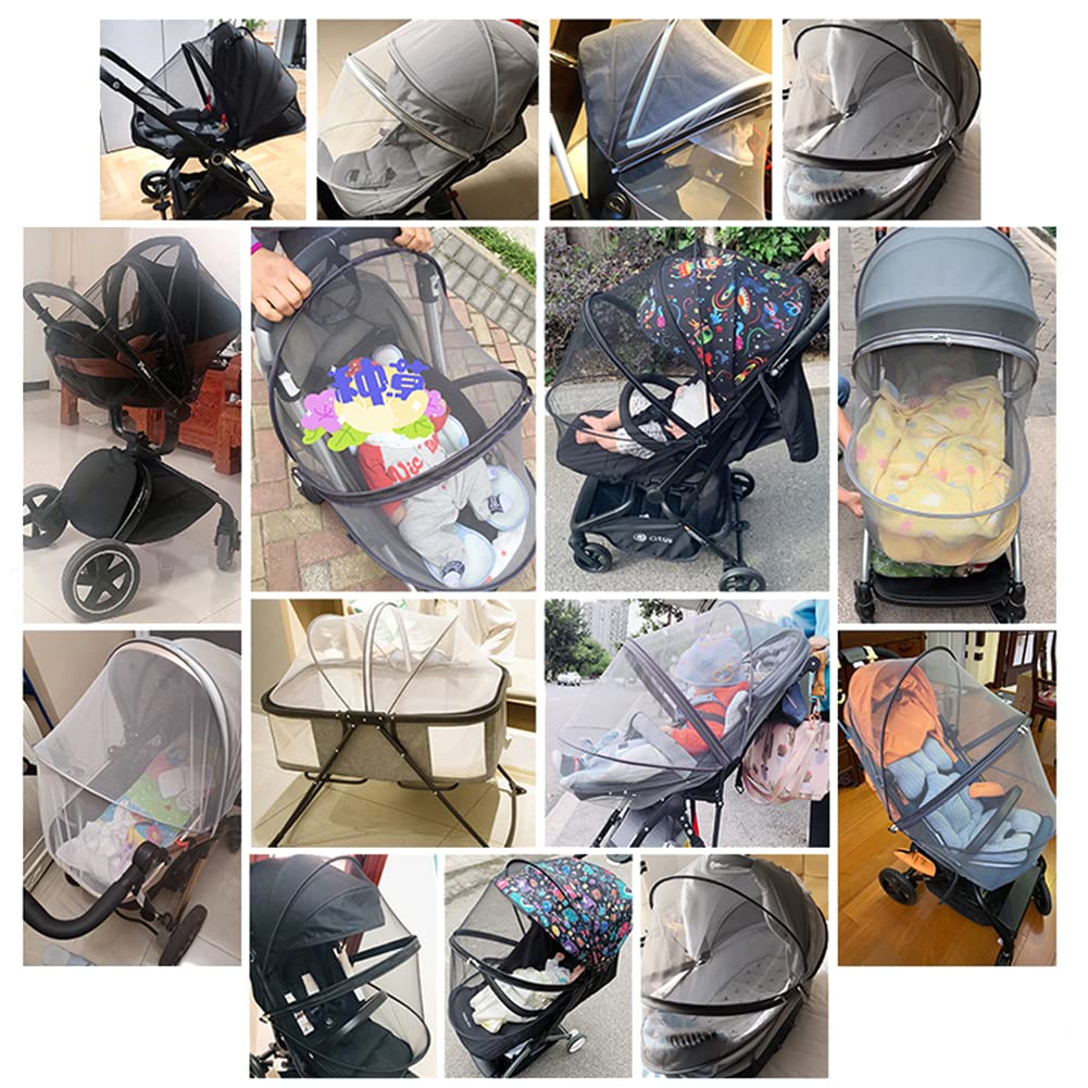 Orzbow fits bassinets and car seats for portable protection.