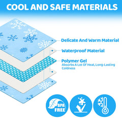 Orzbow car seat cooling pad in stroller use demonstrates quick relief on hot days.