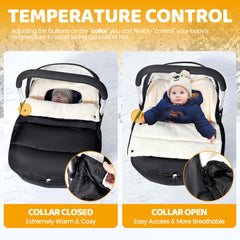 Orzbow car seat cover with waterproof fabric shields against rain while traveling.