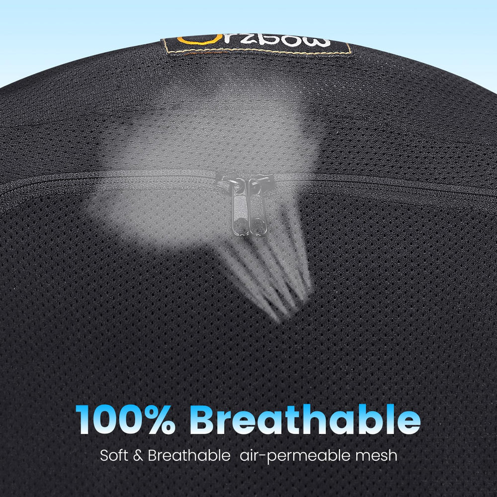 Orzbow car seat sun shade cover durable polyester for secure attachment despite wind.