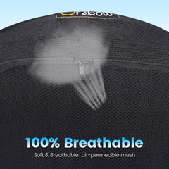 Orzbow car seat sun shade cover durable polyester for secure attachment despite wind.