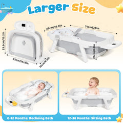 Orzbow tub features a soft cushion supporting baby's spine