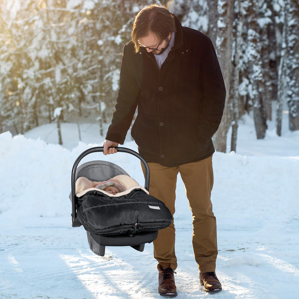 Orzbow convertible design opens to a small blanket for versatile winter use