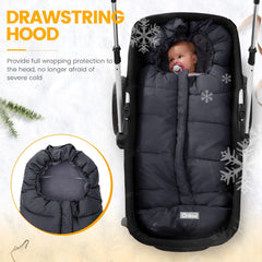 Orzbow footmuff polar fleece lining for cozy warmth