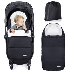Orzbow Footmuff waterproof pongee exterior protects baby from rain and wind