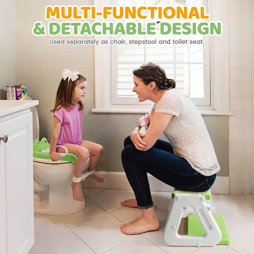 Orzbow Frog Potty Seat cushioned base provides gentle skin support.