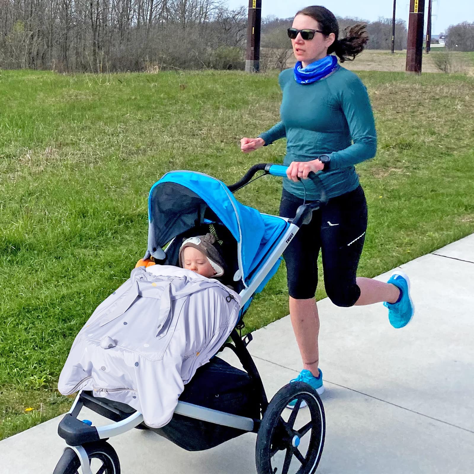 Orzbow grey rabbit colorway adds a stylish look on everyday babywear.