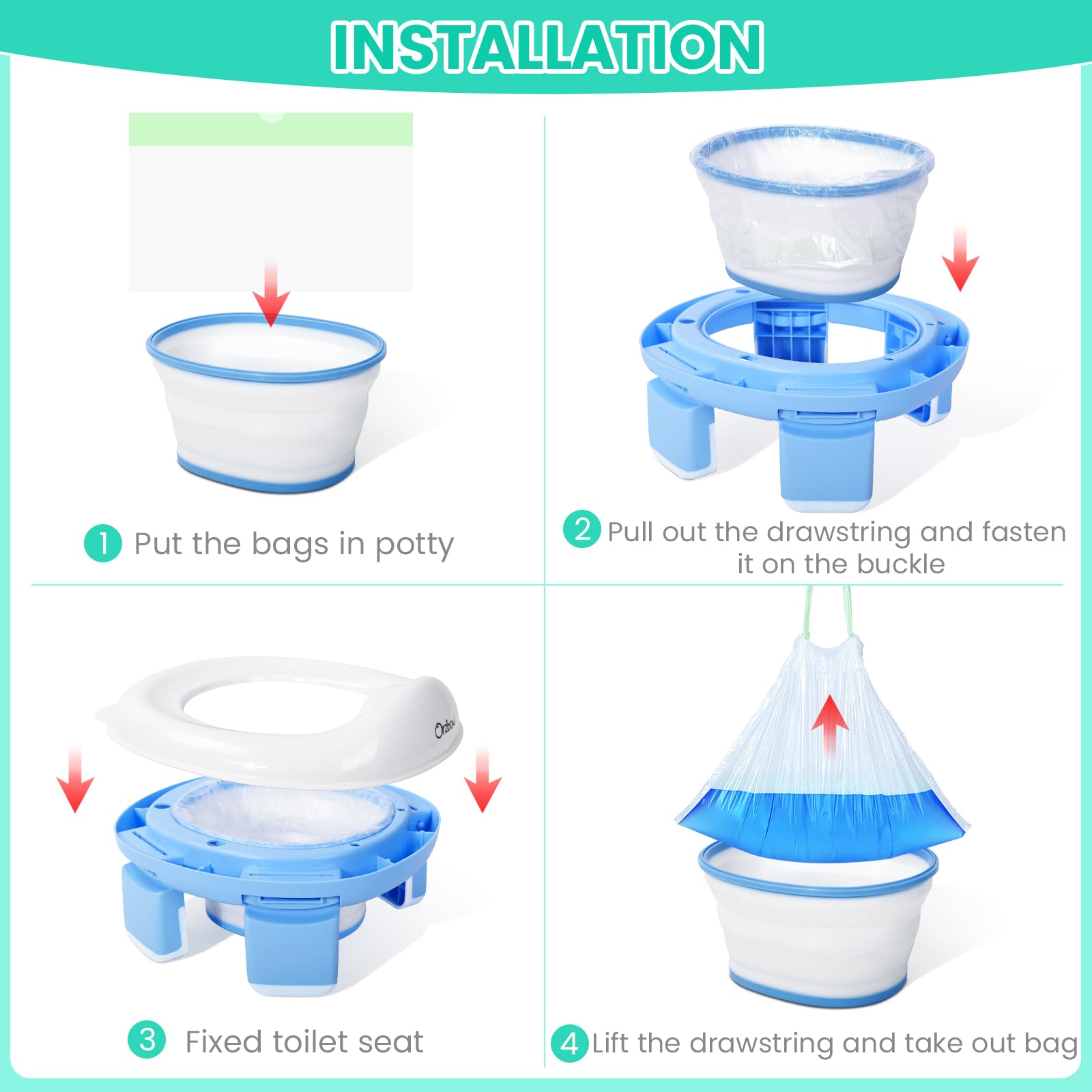 Orzbow high load bearing liners for mess containment and disposal.