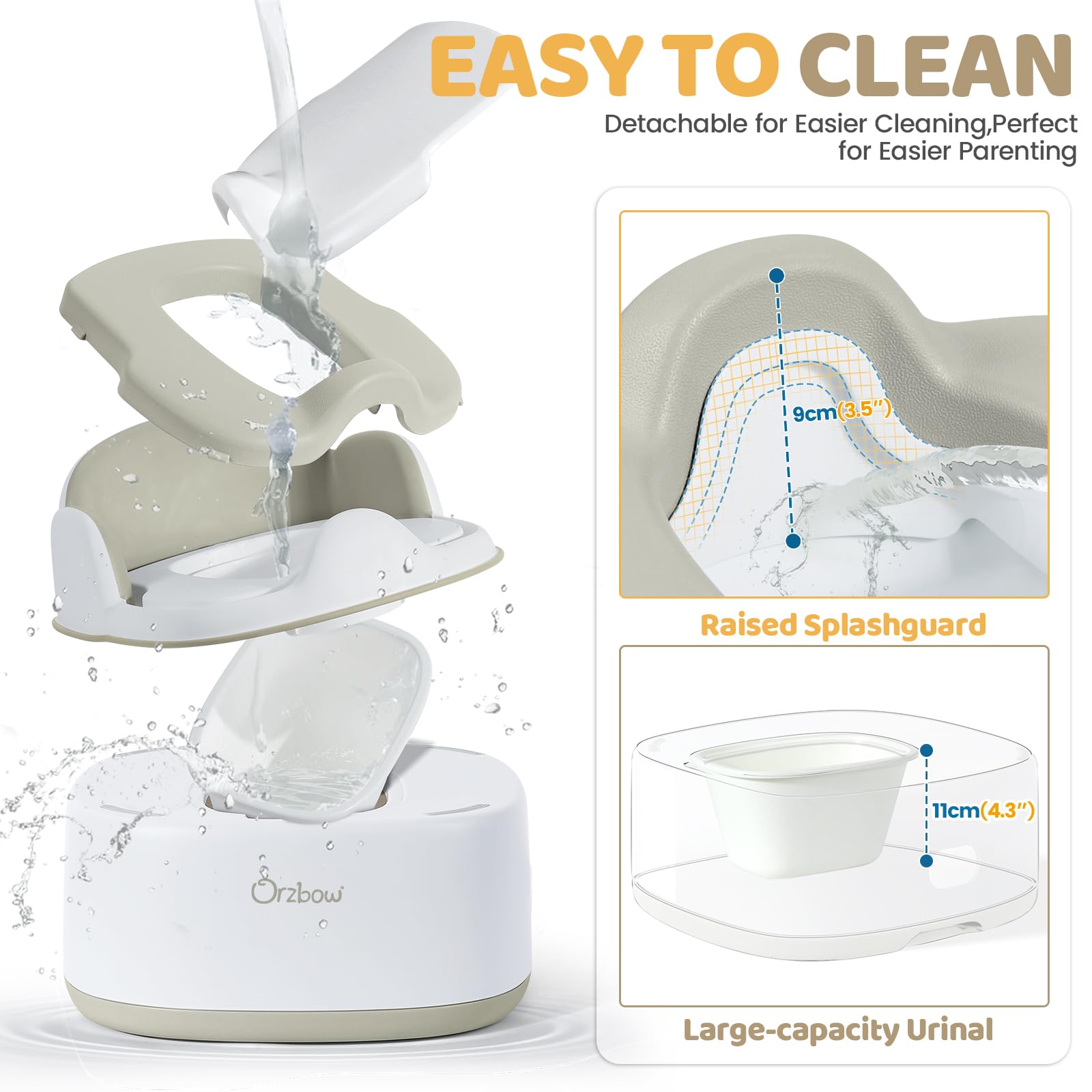 Orzbow lift-out pot enables quick, mess-free cleanups after use