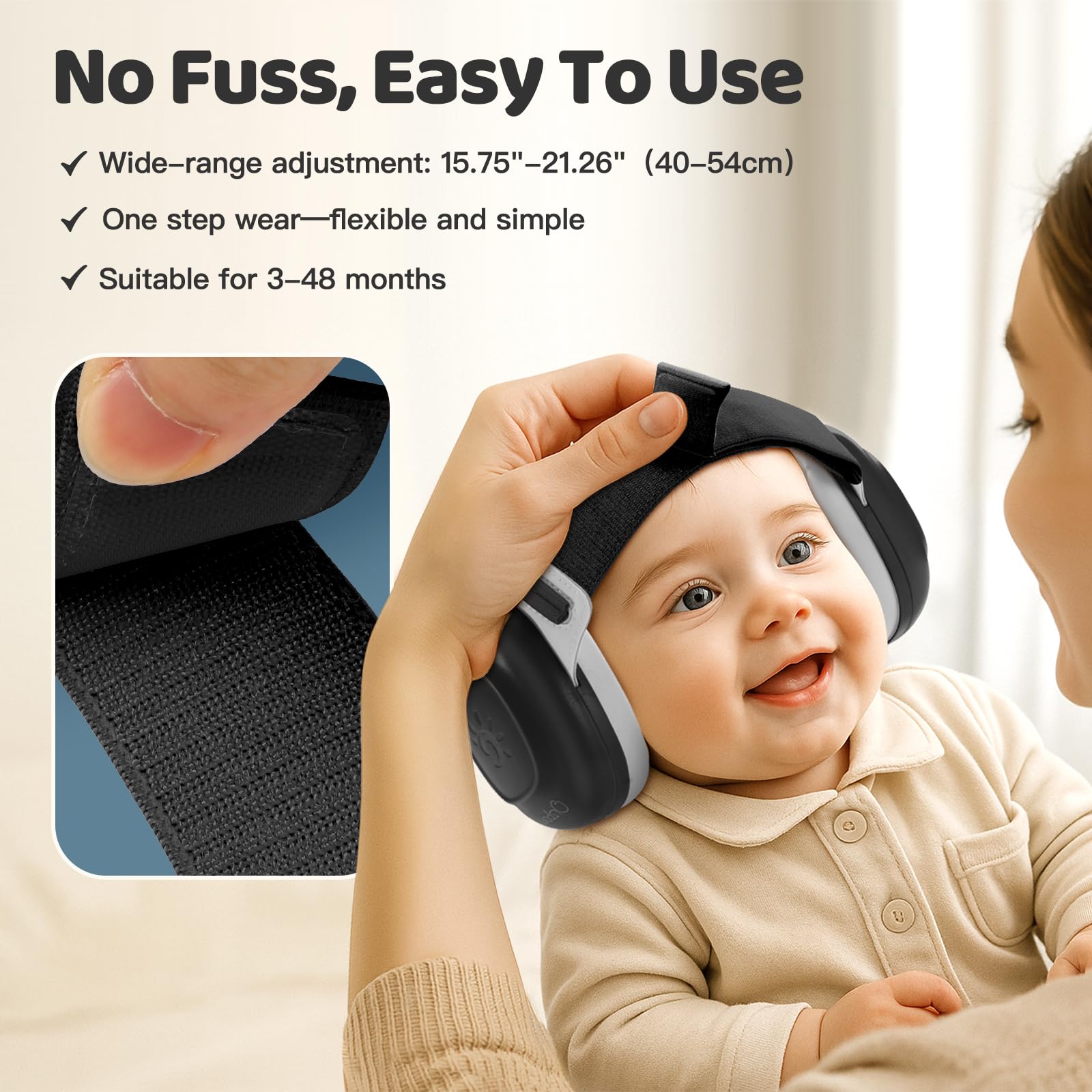 Orzbow lightweight ear cushions deliver comfortable wear for long trips.