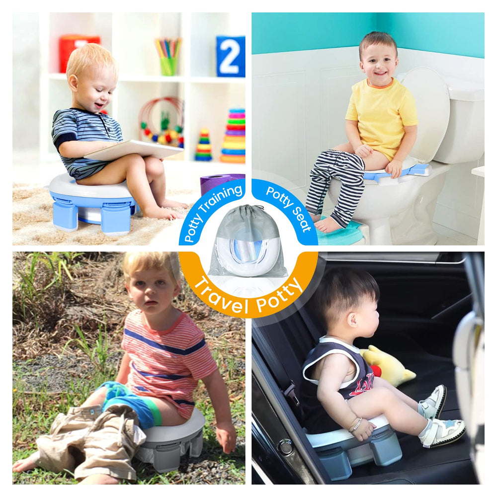 Orzbow 4-point fix blue image conveys stable setup and safety for toddlers