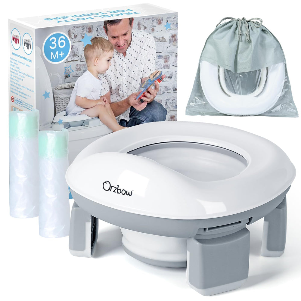 Orzbow portable potty foldable-setup enables quick travel potty on the go.